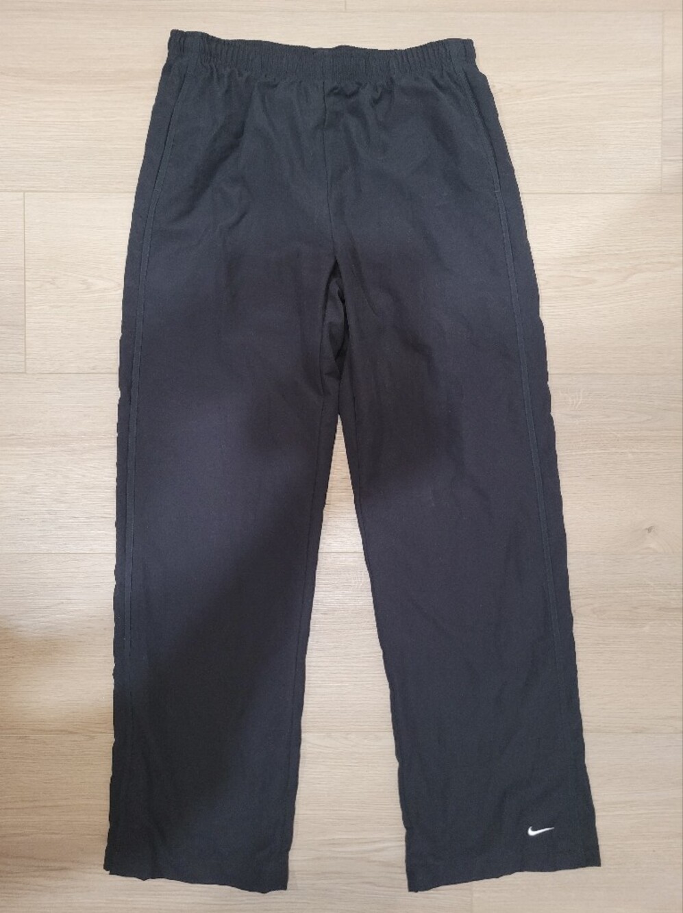 Nike Men's Straight Black Jeans with Subtle Logo